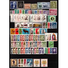 Tyskland, Bund og Berlin, på planche, ustemplet.